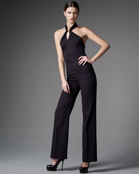 black ysl jumpsuit|saint laurent jumpsuit.